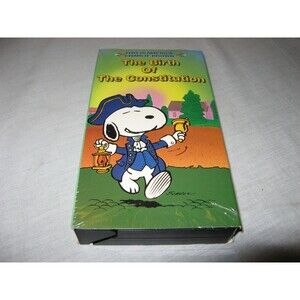 This Is America Charlie Brown The Birth Of The Constitution VHS Tape Snoopy